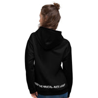 All Black Hoodie (White Logo)