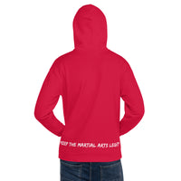 Blood Red Hoodie (White logo)