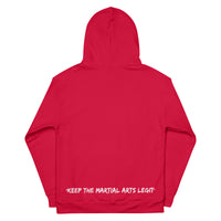 Blood Red Hoodie (White logo)