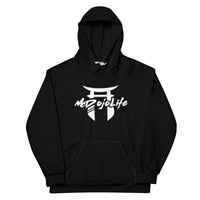 All Black Hoodie (White Logo)