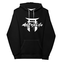 All Black Hoodie (White Logo)