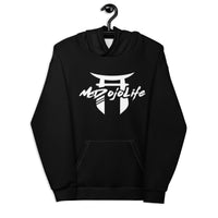 All Black Hoodie (White Logo)