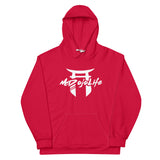 Blood Red Hoodie (White logo)