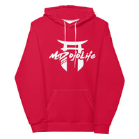 Blood Red Hoodie (White logo)