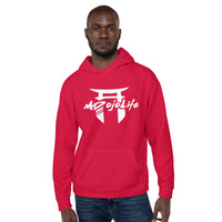 Blood Red Hoodie (White logo)