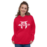 Blood Red Hoodie (White logo)