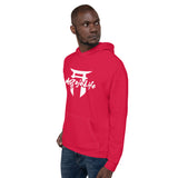 Blood Red Hoodie (White logo)