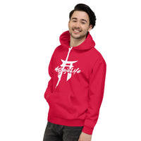 Blood Red Hoodie (White logo)